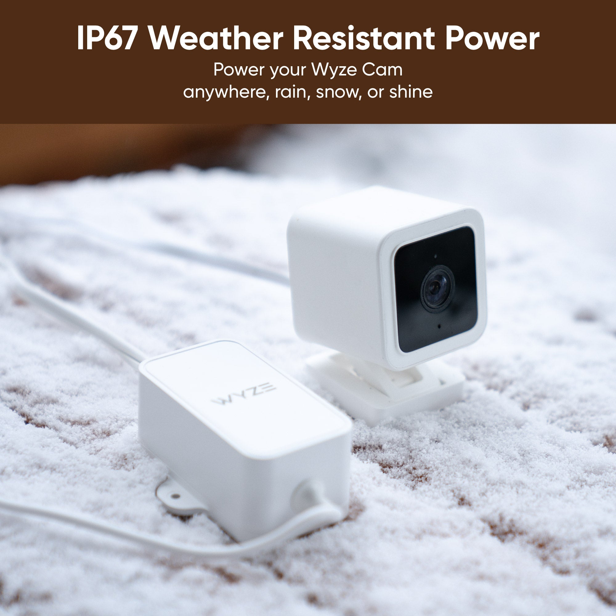 Alternative view of Wyze Outdoor Power Adapter